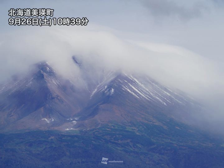 北海道旭岳初冠雪！連續8年日本最早觀測到積雪
