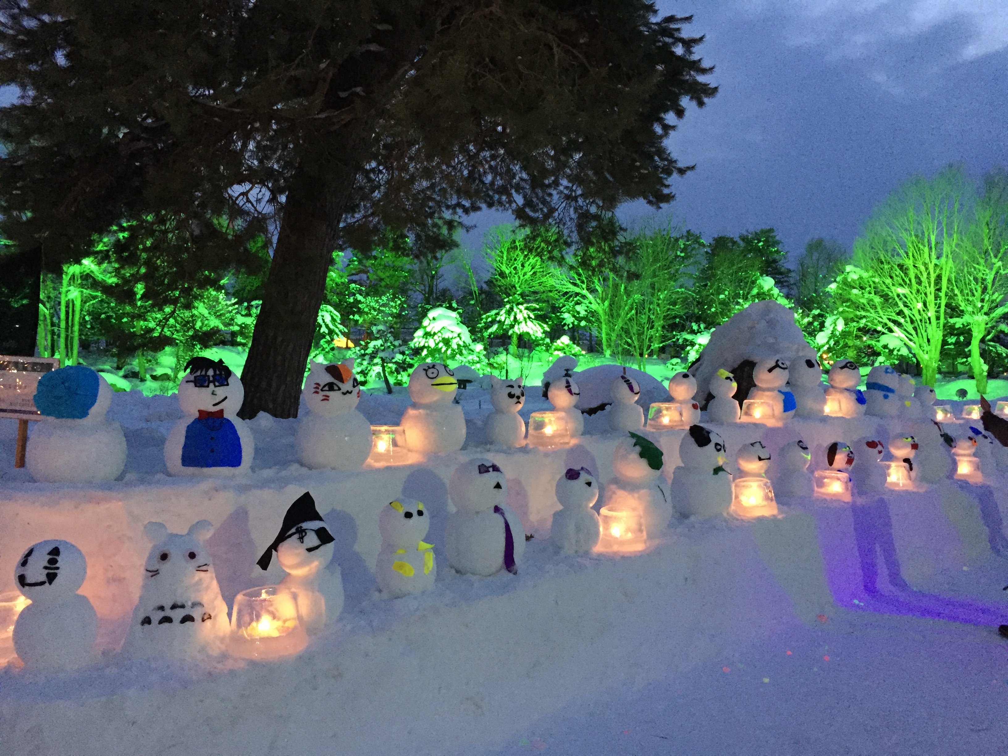 東川冰之祭典　一起動手做雪像！